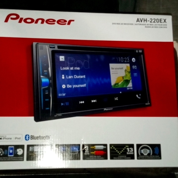 Pioneer AVH-220EX Touch Screen Double Den DVD RDS AV Receiver - Picture 1 of 3